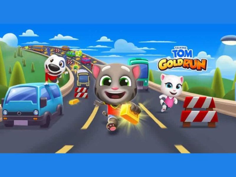Hack Talking Tom Gold Run sở hữu nhiều địa điểm chạy khác nhau