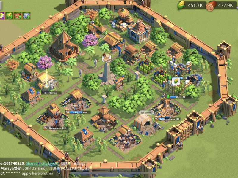 Mở rộng lãnh thổ trong Rise Of Kingdoms