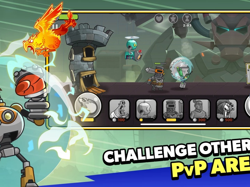 Lối chơi chiến thuật thả qu&acirc;n độc đ&aacute;o trong Game Hack Tower Conquest