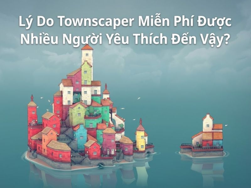 Lý Do Townscaper Miễn Phí Được Nhiều Người Yêu Thích Đến Vậy?