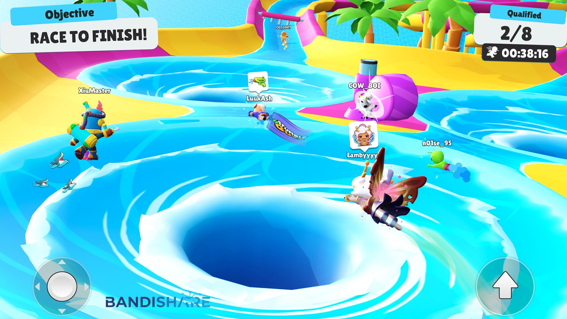 Gameplay Trong Stumble Guys Mod APK